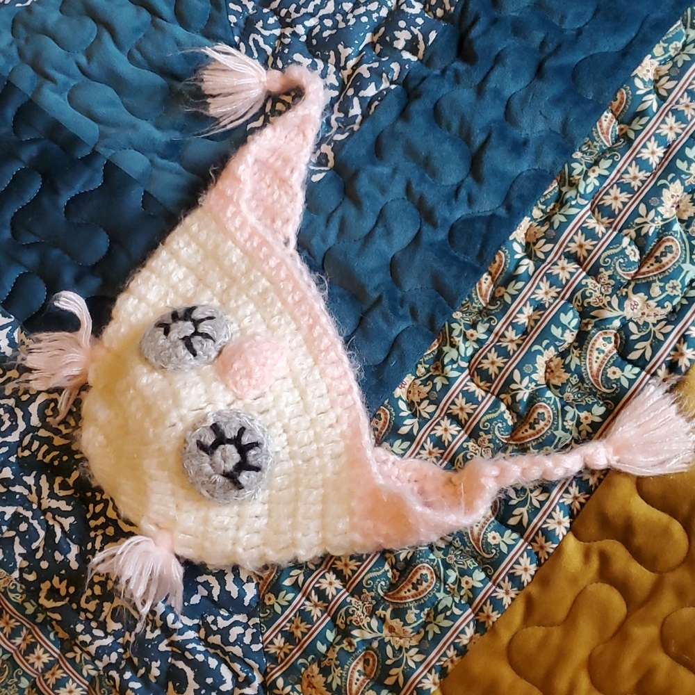 Knitted Owl beanie